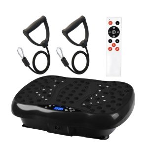 550 LCD fitness trenažer s vibracijskom platformom za trening s daljinskim upravljačem do 150 kg crne boje 35 550 LCD fitness trenažer s vibracijskom platformom za trening s daljinskim upravljačem do 150 kg, crne boje