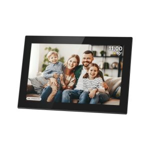Touch digitalni foto okvir FRAMEO Wi-Fi zvočnik 10,1" črn + APP 27 Touch digitalni foto okvir FRAMEO Wi-Fi zvočnik 10,1" črn + APP