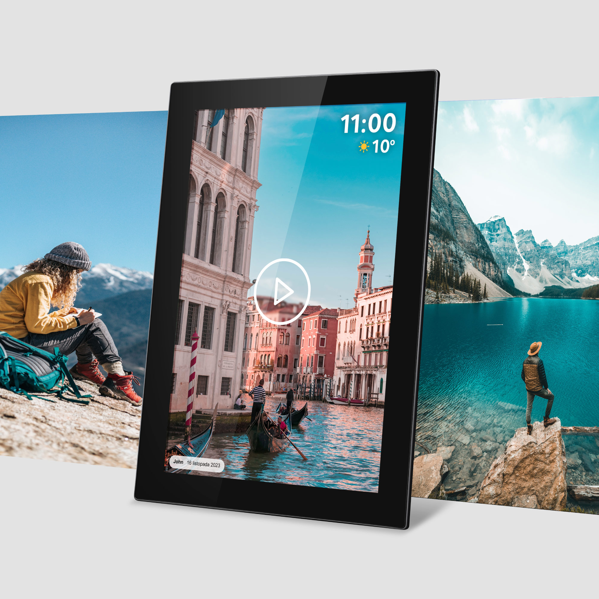 Touch digitalni foto okvir FRAMEO Wi-Fi zvočnik 10,1" črn + APP 6 Touch digitalni foto okvir FRAMEO Wi-Fi zvočnik 10,1" črn + APP - slika 4