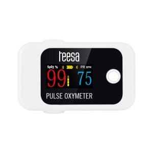 Pametni pulsni oksimetar za prst i monitor otkucaja srca LCD Bluetooth + aplikacija
