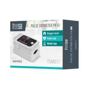 Pametni pulsni oksimetar za prst i monitor otkucaja srca LCD Bluetooth + aplikacija