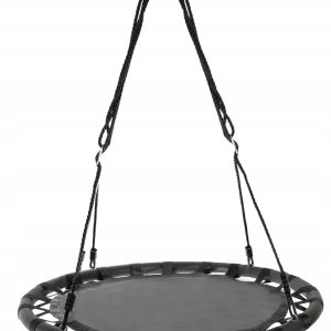 Viseči otroški gugalni krog gnezdo 100cm do 150kg črn
