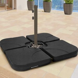 Alternative view of 4 delno zunanje stojalo za senčnik podstavek z vodo