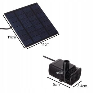Solarna vrtna fontana črpalka za ribnike