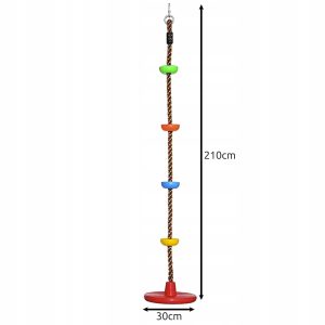 2v1 PVC otroška vrtna gugalnica za plezanje do 100kg