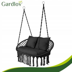 Blazine za vrtno visečo dvojno gugalnico črne