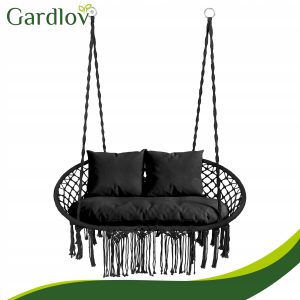 Blazine za vrtno visečo dvojno gugalnico črne