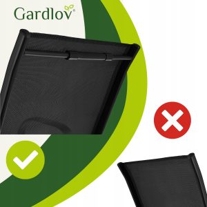 Kovinska balkonska črna garnitura steklena miza in 2 vrtna stola