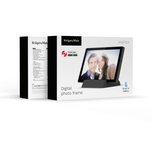 Digitalni okvir za fotografije s dodirnom baterijom od 5000 mAh, FRAMEO Wi-Fi zvučnikom, 32 GB, 10,1" + aplikacija