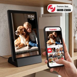 Alternative view of Touch aku. 5000mAh digitalni foto okvir FRAMEO Wi-Fi zvočnik  32GB 10,1" + APP