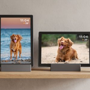 Digitalni okvir za fotografije s dodirnom baterijom od 5000 mAh, FRAMEO Wi-Fi zvučnikom, 32 GB, 10,1" + aplikacija