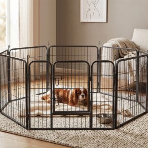 8 delna kovinska modularna ograda za kužke ali mačke 80x100cm