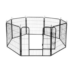 8 delna kovinska modularna ograda za kužke ali mačke 80x80cm
