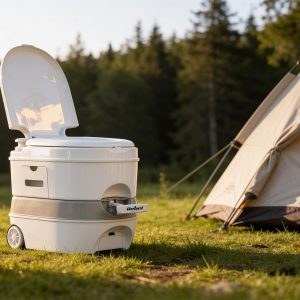 Prenosni modularni kemični WC za kampiranje 24+20L stranišče na splakovanje