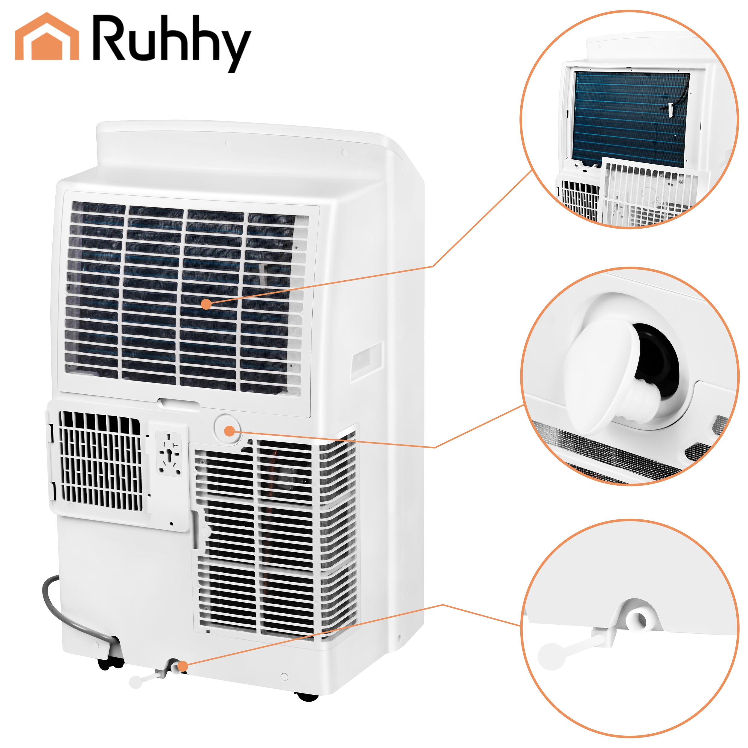 4v1 3.5kW prenosna klimatska naprava WIFI ogrevanje in razvlaževanje 12000BTU 16 4v1 3.5kW prenosna klimatska naprava WIFI ogrevanje in razvlaževanje 12000BTU - slika 15