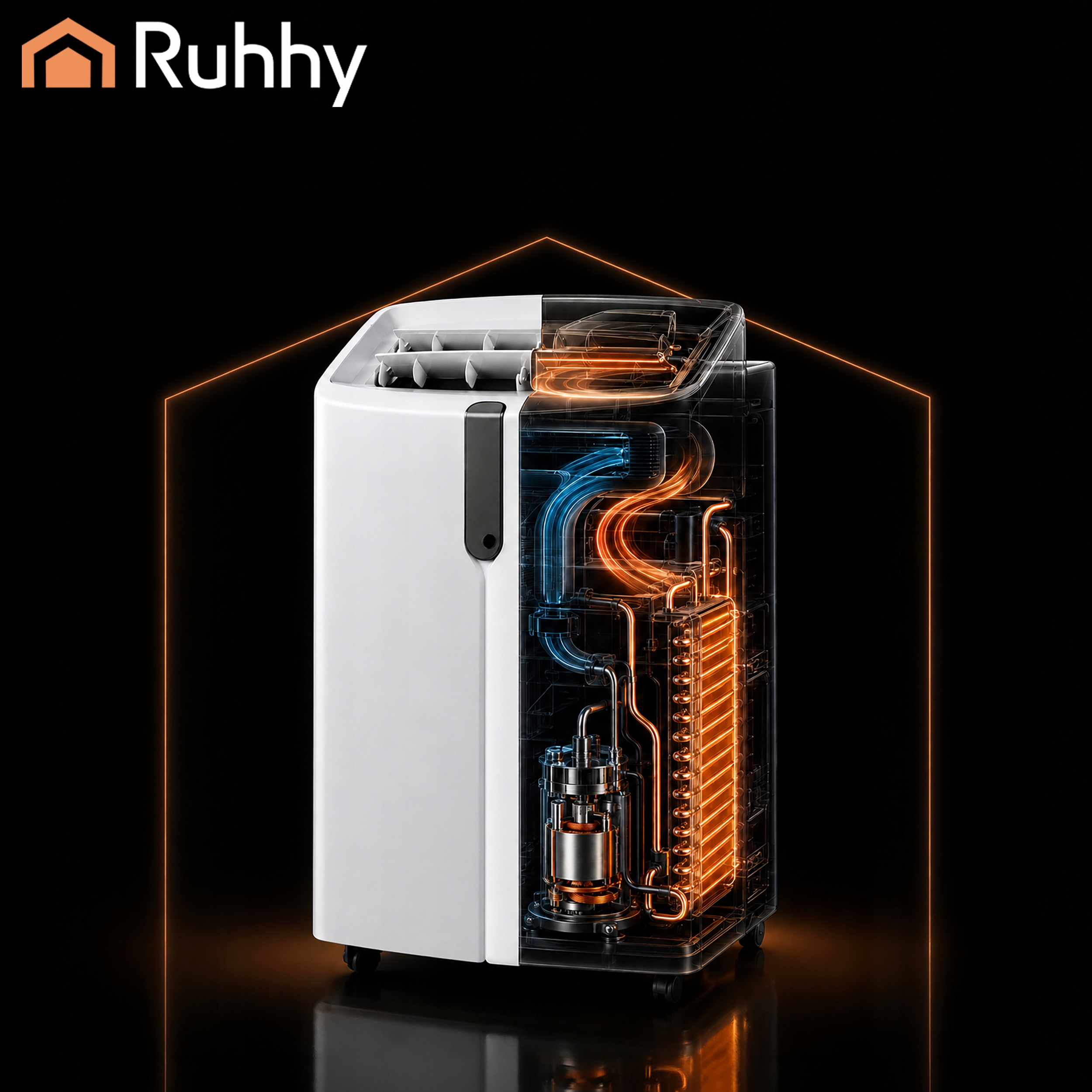 4v1 3.5kW prenosna klimatska naprava WIFI ogrevanje in razvlaževanje 12000BTU 11 4v1 3.5kW prenosna klimatska naprava WIFI ogrevanje in razvlaževanje 12000BTU - slika 10