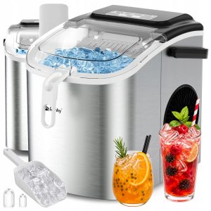 Barski aparat za izdelavo ledenih kock 1200ml ledomat bel