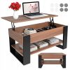 3v1 lesena moderna klubska mizica 92x51x45cm