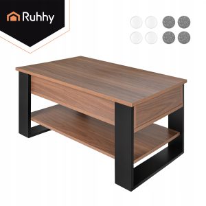 3v1 lesena moderna klubska mizica 92x51x45cm