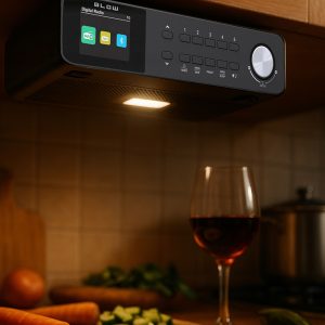 FM LED viseči kuhinjski radio LCD Bluetooth DAB+ črn 16 FM LED viseči kuhinjski radio LCD Bluetooth DAB+ črn