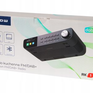 FM LED viseči kuhinjski radio LCD Bluetooth DAB+ črn 25 FM LED viseči kuhinjski radio LCD Bluetooth DAB+ črn
