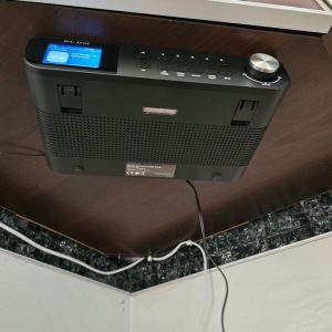 FM LED viseči kuhinjski radio LCD Bluetooth DAB+ črn 22 FM LED viseči kuhinjski radio LCD Bluetooth DAB+ črn