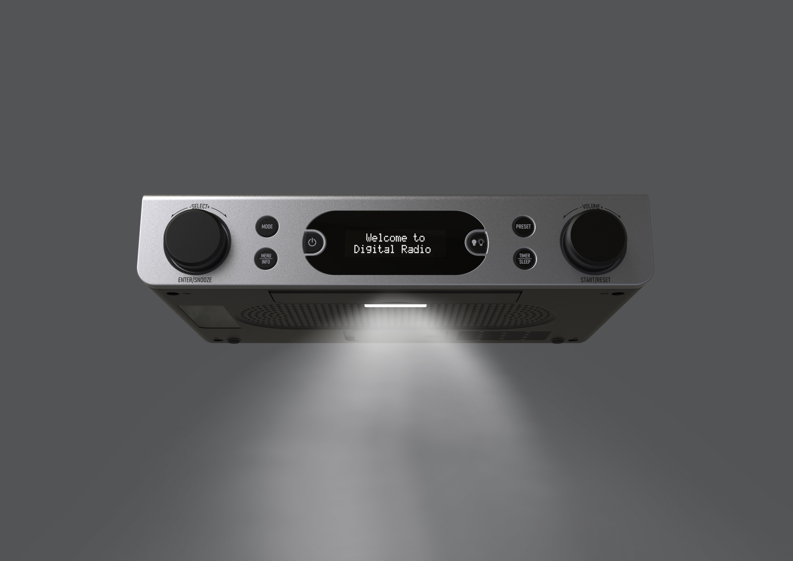 FM LED viseči kuhinjski radio LCD DAB+ RK2 srebrn 4 FM LED viseči kuhinjski radio LCD DAB+ RK2 srebrn - slika 2