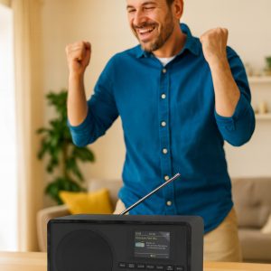 Alternative view of Prenosni LCD kuhinjski radio FM DAB+ RK5 bluetooth črn