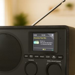 Prenosni LCD kuhinjski radio FM DAB+ RK5 bluetooth črn