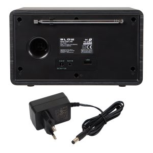 Prenosni LCD kuhinjski radio FM DAB+ RK5 bluetooth črn