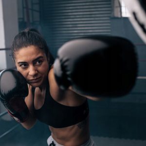 LED boksarski ščit MMA trenerska glasba USB Bluetooth 43cm LCD rokavice 16 LED boxing shield with LCD screen and gloves