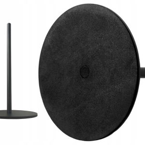 Crni metalni držač za papirnate ručnike, visine 32 cm