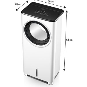 Prenosna 3v1 klimatska naprava z daljincem, 4L, 80W, 360° kroženje zraka