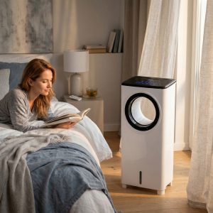 Prenosna 3-v-1 vodna klimatska naprava z daljincem in zaslonom na dotik