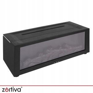 Difuzor dekorativni RGB LED kamin 150ml vlažilec zraka USB daljinec 21 Dekorativni RGB LED vlažilec zraka v obliki kamina s priloženim daljincem