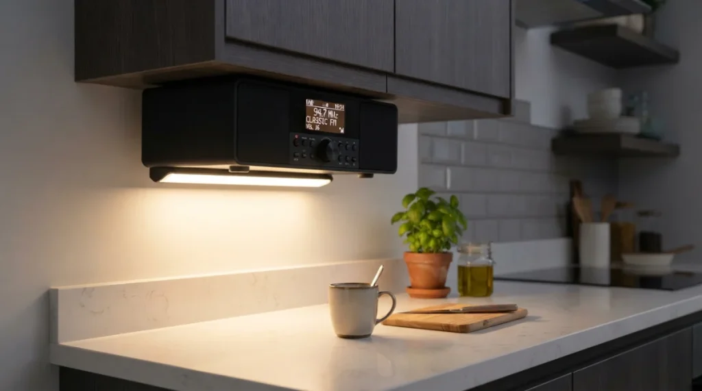FM LED Radio Črn - Bluetooth DAB+ | Kupite Ugodno