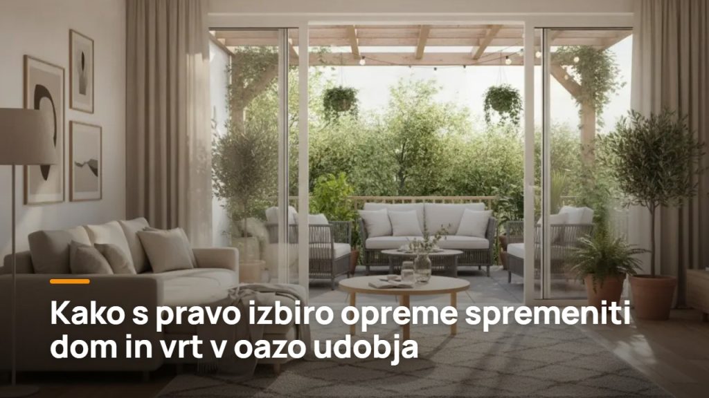 How to turn your home and garden into an oasis of comfort with the right choice of equipment 7 A modernly furnished home and a landscaped garden as an oasis of comfort and relaxation